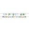 24/Case Bulk Transportation Time City Life Happy Birthday Letter and Vehicle Ribbon Banners